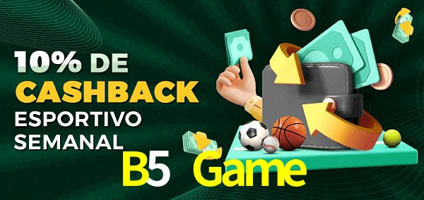 10% de bônus de cashback na B5 Game