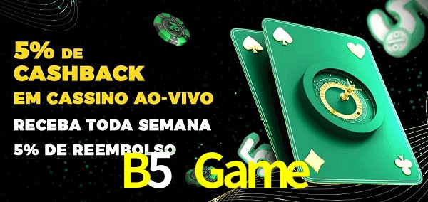 Promoções do cassino ao Vivo B5 Game